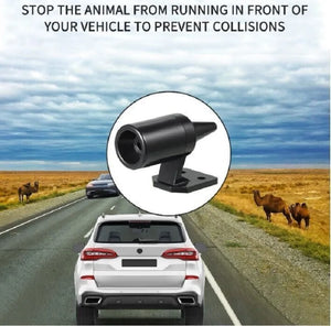 2pcs Animal Whistle Repeller Alert Deer Car Grille Mount Auto Ultrasonic Whistles Safety Sound Alarm Black Sonic Gadgets Safty