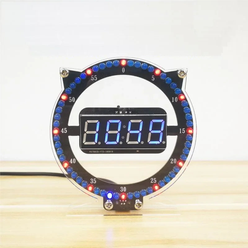 LED Fun Alarm Clock DIY Electronic Soldering Kit Digital LED Display Module no cars