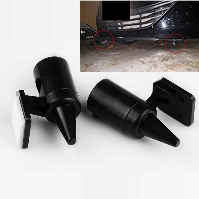 2pcs Animal Whistle Repeller Alert Deer Car Grille Mount Auto Ultrasonic Whistles Safety Sound Alarm Black Sonic Gadgets Safty