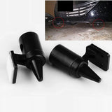 2pcs Animal Whistle Repeller Alert Deer Car Grille Mount Auto Ultrasonic Whistles Safety Sound Alarm Black Sonic Gadgets Safty