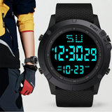 Men Sport Watch Multifunction  Sports Watch Waterproof Luminous LED Digital Kids Watch Big Dial Student Electronic Watch