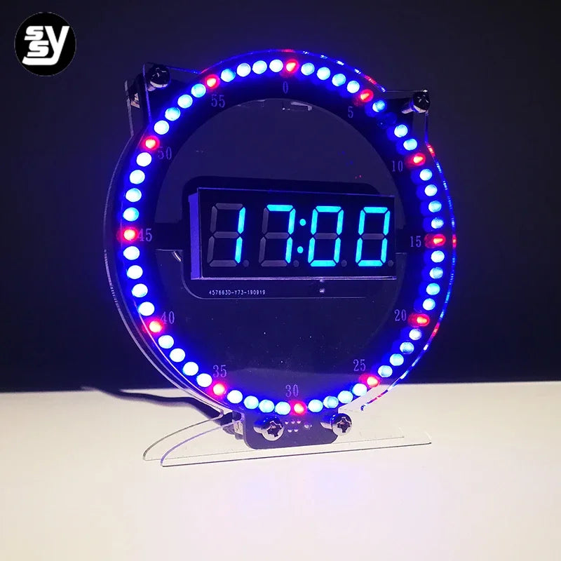 LED Fun Alarm Clock DIY Electronic Soldering Kit Digital LED Display Module no cars