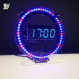 LED Fun Alarm Clock DIY Electronic Soldering Kit Digital LED Display Module no cars