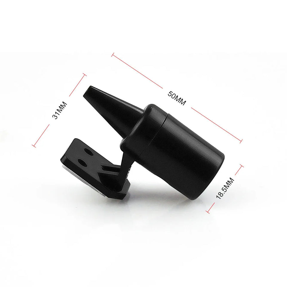 2pcs Animal Whistle Repeller Alert Deer Car Grille Mount Auto Ultrasonic Whistles Safety Sound Alarm Black Sonic Gadgets Safty
