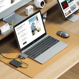 ProtoArc USB C Bluetooth Wireless Mouse Multi-device Rechargeable Laptop HubMouse with USB C Hub Portable Slient Computer Mice